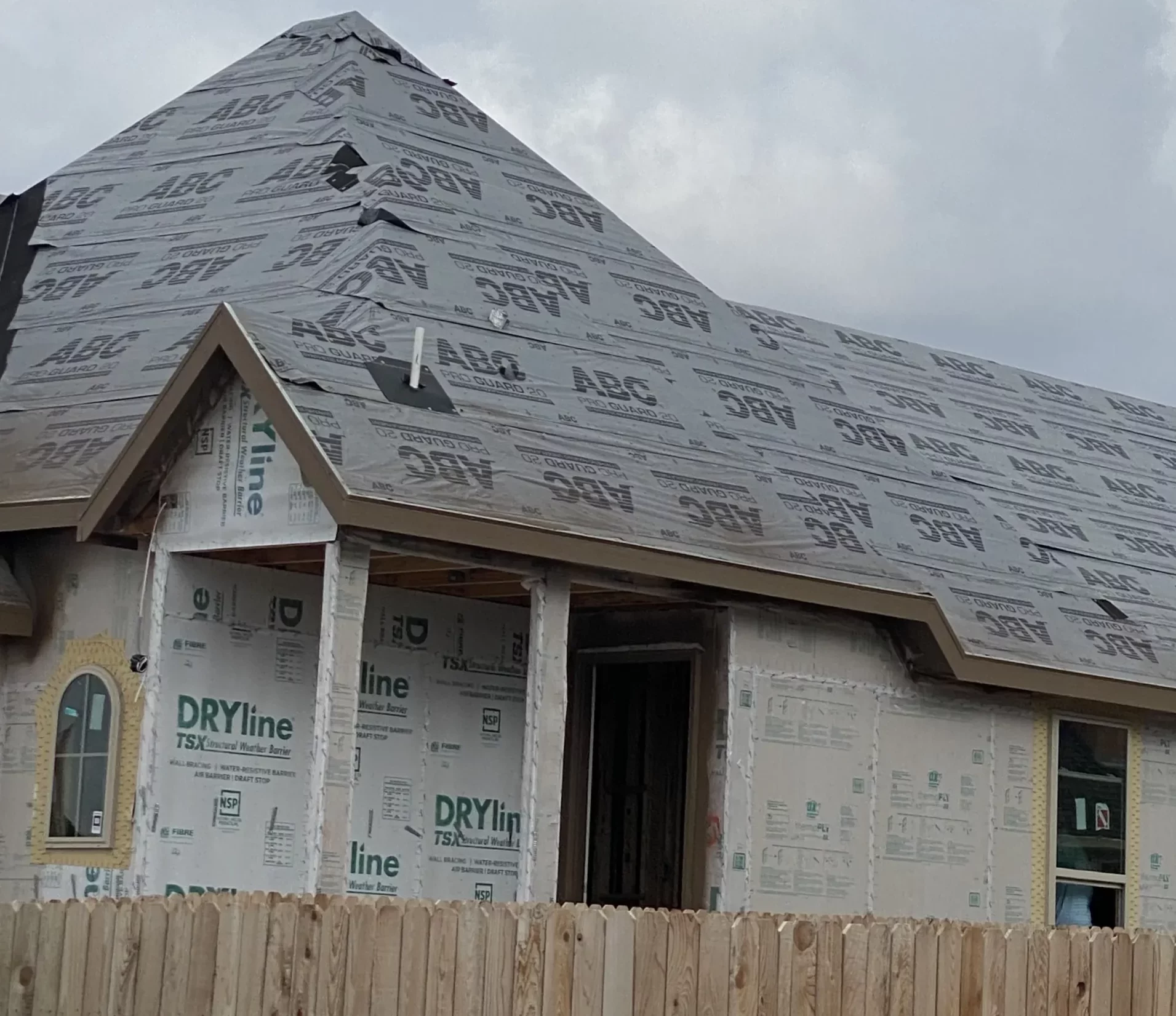 A new roofing installation on a home in Killeen, TX